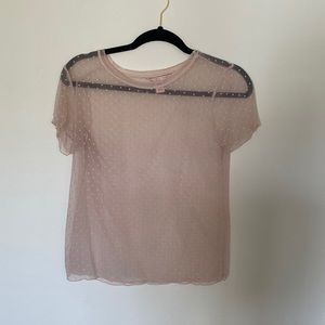 Shear womens top